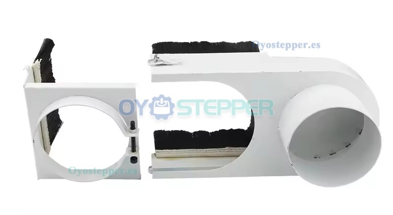 Campana de aspiraci&oacute;n de polvo para husillo CNC de 65mm/80mm/100mm/120mm